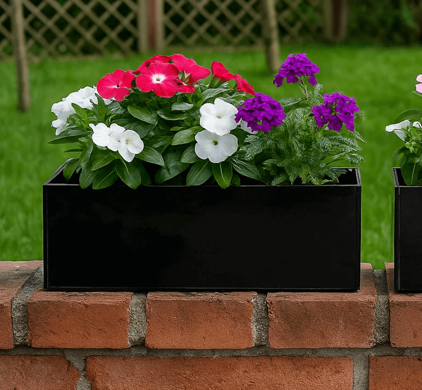 Malý truhlík - ekologický truhlík z recyklovaných materiálů, rozměr 50×30×20 cm