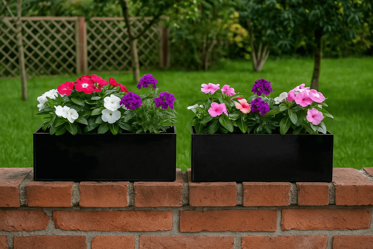 Zahradní truhlík – detail